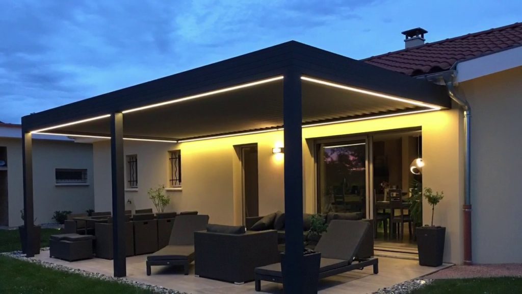 pergola bioclimatique sur mesure à Obernai