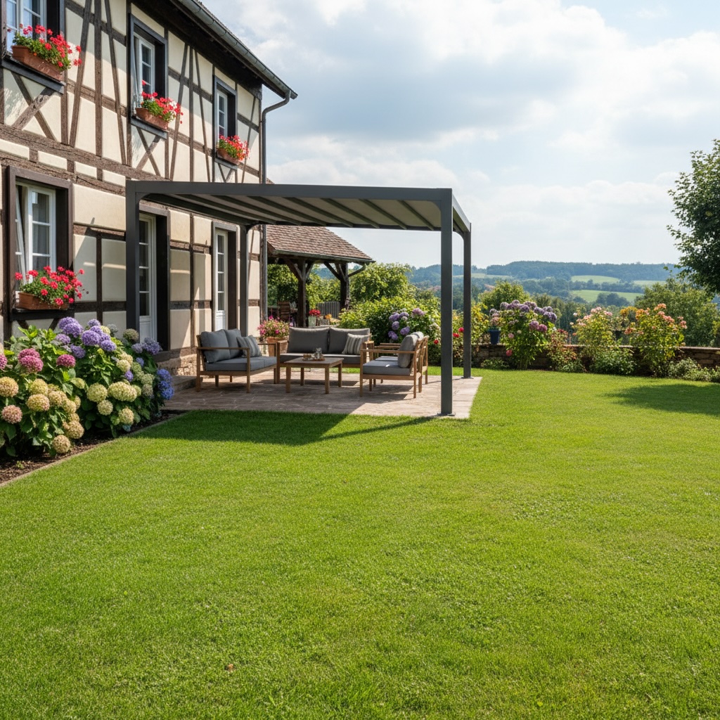 Pergola rétractable à Rixheim en Alsace